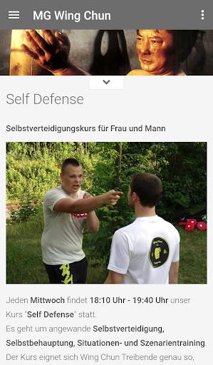 Wing Chun Kampfkunstschule screenshot 2