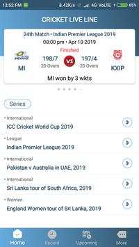 Cricket Live Line screenshot 1