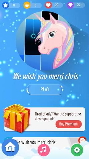 Magic Unicorn Piano tiles - Magic Tiles Hot Songs screenshot 1