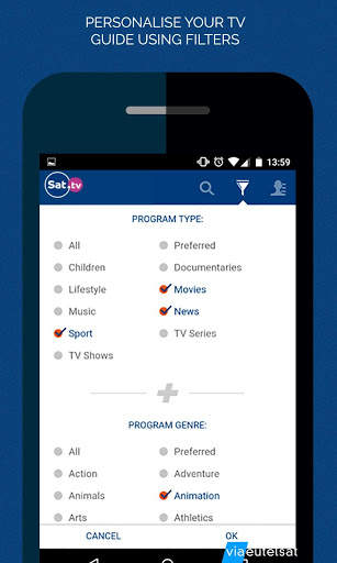 Free-to-air TV guide, Eutelsat/Nilelsat & HOTBIRD screenshot 4
