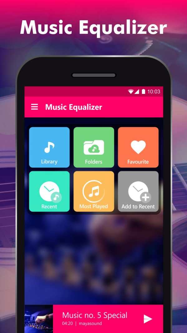 Music Equalizer - Bass Booster  & Music Player screenshot 1