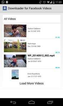Downloader for Facebook Videos screenshot 2