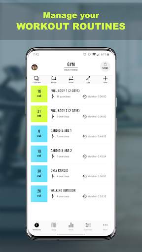Workout Planner by Gym Life screenshot 1