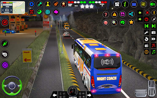 City Coach Bus Driving Sim 3D screenshot 1