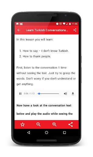 Speak Turkish - Learn Turkish by Conversations скриншот 5