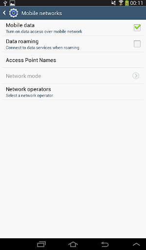 Set Mobile Data screenshot 5