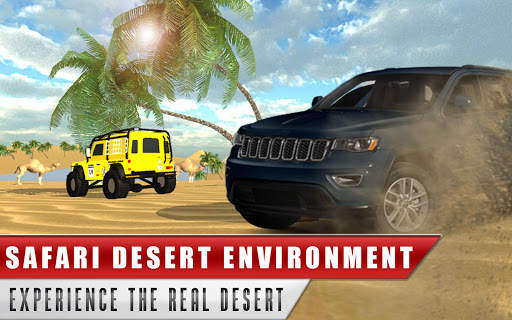 Desert Racing-Offroad Jeep Stunt Racer simulatore screenshot 2