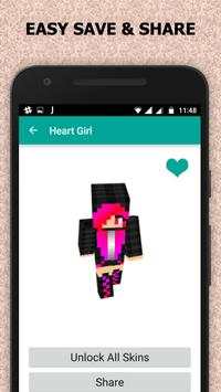 Free Girl Skin for Minecraft 2 screenshot 2