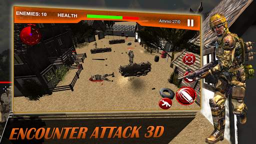 Encounter Attack Mission Gun Strike: Shooting Game screenshot 4