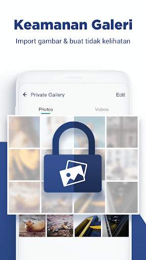 Kunci App & Galeri, Sidik jari & PIN, iAppLock screenshot 2