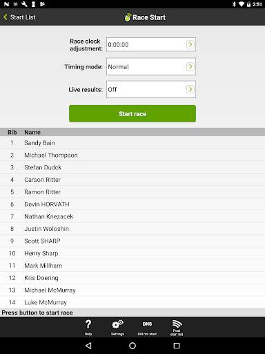 Webscorer Race & Lap Timer screenshot 12