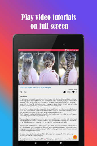 Hairstyles Video Tutorials screenshot 11