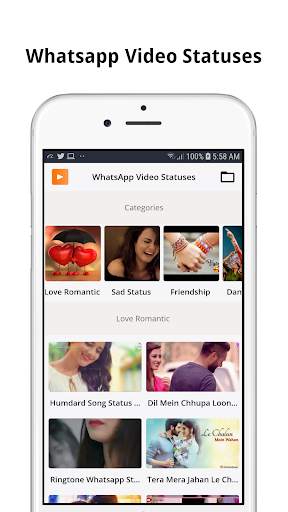 Video Statuses for WA (2020) screenshot 1