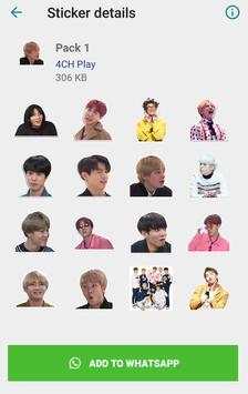 BTS Funny Stickers (2019) - WAStickerApps screenshot 6