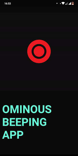 Ominous Beeping App скриншот 1