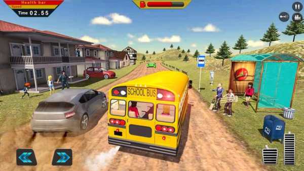 Off Road School Bus : Uphill Driving Simulator screenshot 6