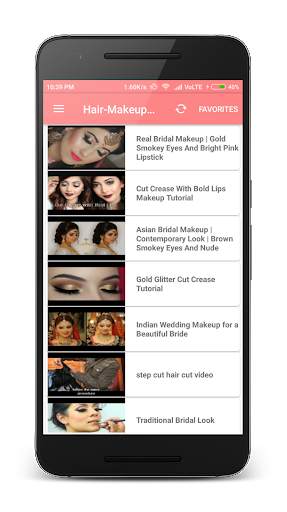 Hair Cutting & Makeup Tutorial Videos screenshot 1