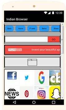 Indian Browser screenshot 1