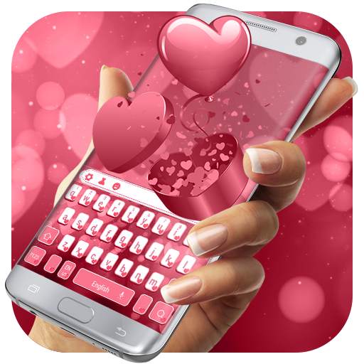 Red Love Rose Valentine Day Keyboard 10001001