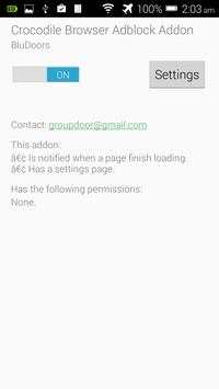Crocodile Browser AdBlocker screenshot 2