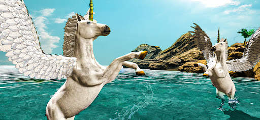 Flying Horse Simulator 2021 – Baby Unicorn Games screenshot 15