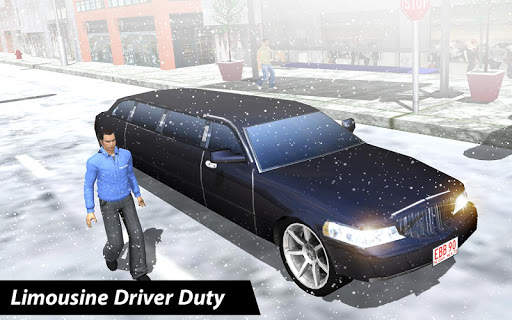 Uphill Limo Driver Snow Mountain Climb screenshot 17
