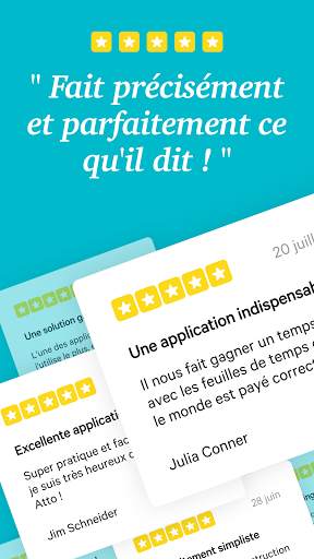 Atto - Feuille de temps screenshot 3