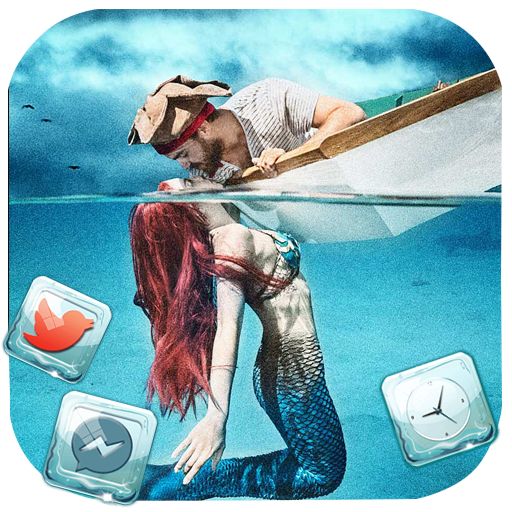 Mermaid, In, Love Themes &amp; Wallpapers icon
