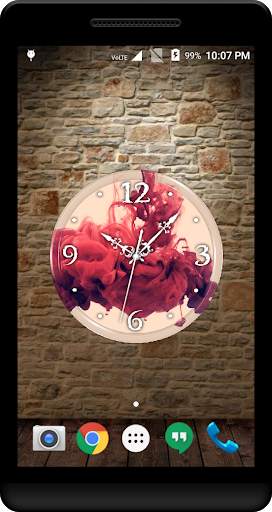 Ink in Water Clock Live WP screenshot 3