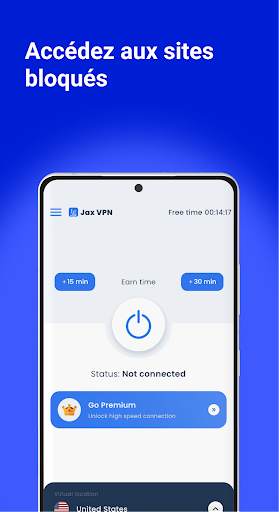 JAX VPN: Cyber Vitesse de Wifi screenshot 1