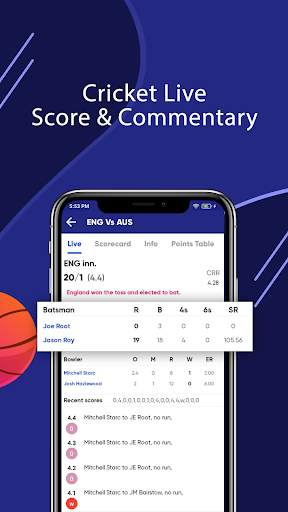 CricHot : Live Cricket Score & News screenshot 3