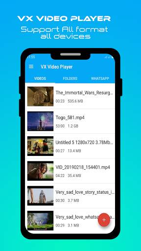VX Video Player screenshot 1