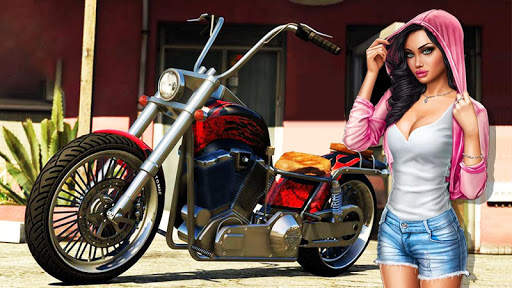 Biker Gang- New Bike Race Shooting Action Game 3D screenshot 4