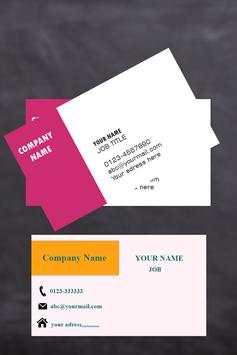 Business visiting card screenshot 2