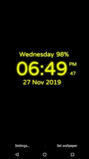 Digital Clock 3 تصوير الشاشة