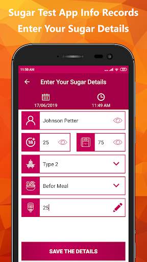 Sugar Test App Info Records screenshot 4