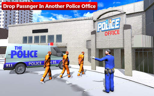 Police Van Driving - New Police Bus Simulator Game screenshot 2