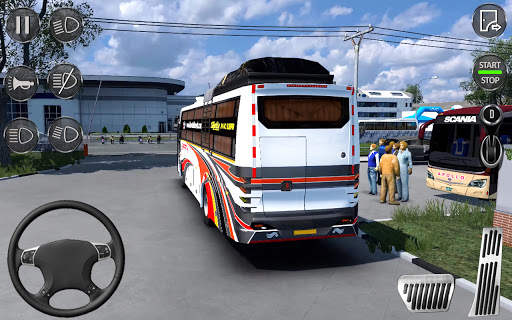 City Coach Bus Parking Game 3D screenshot 5