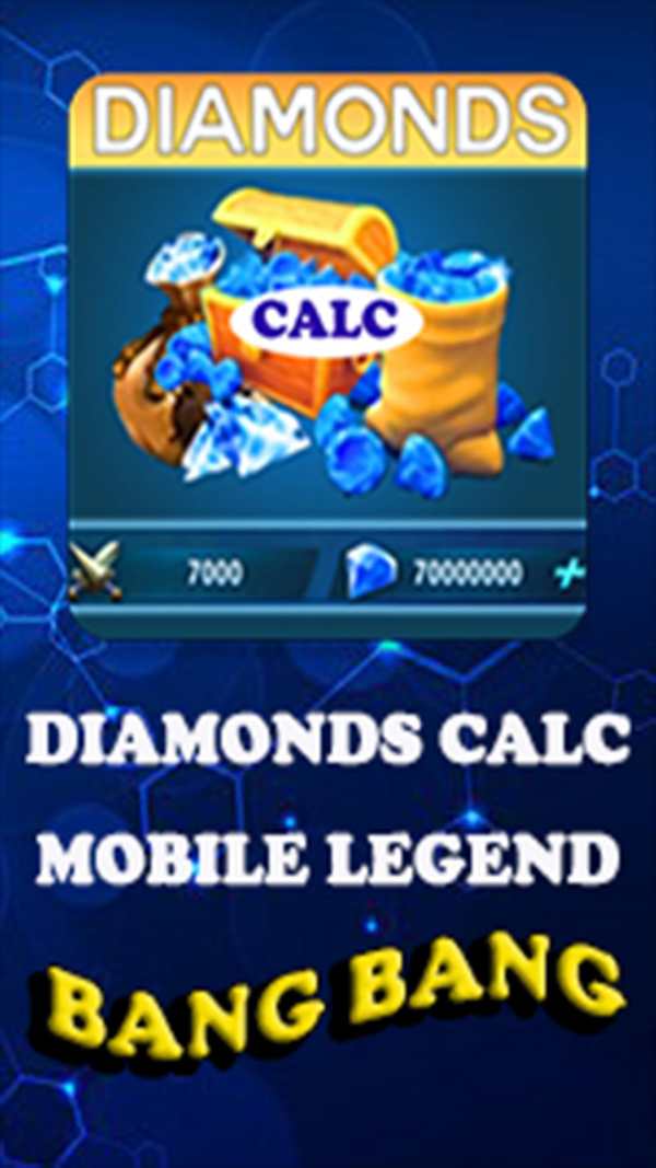 Diamonds Calc for ML : bang bang screenshot 1