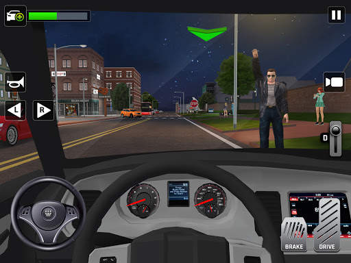 Permainan Mobil Taxi Kota 3d Simulator 2021 screenshot 15