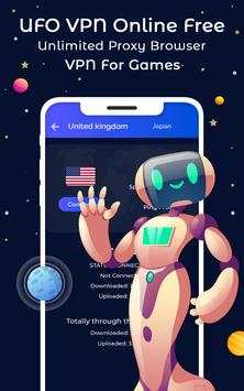 UFO VPN Online Free - Unlimited Proxy Browser screenshot 1