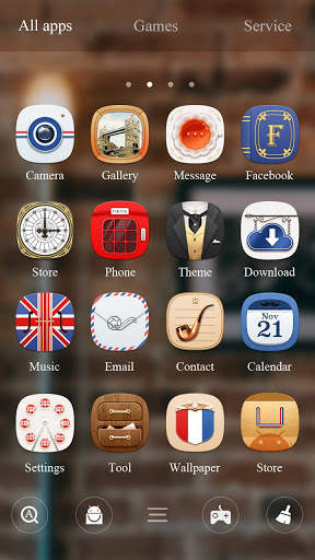 (Free)Old Time GO Launcher Theme скриншот 2