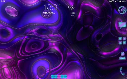 Neon Go Launcher theme screenshot 13