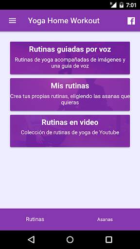 Yoga en casa - Videos y rutinas gratis en español screenshot 1