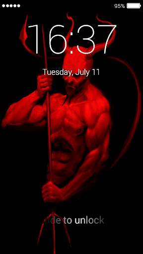 Red Devils Lock Screen 5 تصوير الشاشة