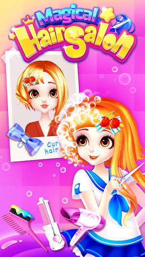 Cô gái phong cách tóc trò chơi screenshot 2