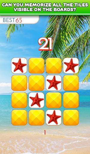 Brain game - Memory training - Beach screenshot 7