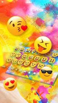 Holi Festival Keyboard Theme screenshot 3