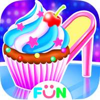 High Heel Cupcake Maker- Girly Bakery Food Games logo