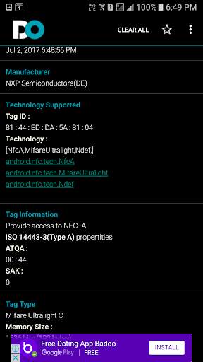 DoNfc - NFC Tag Reader & Creater App screenshot 3